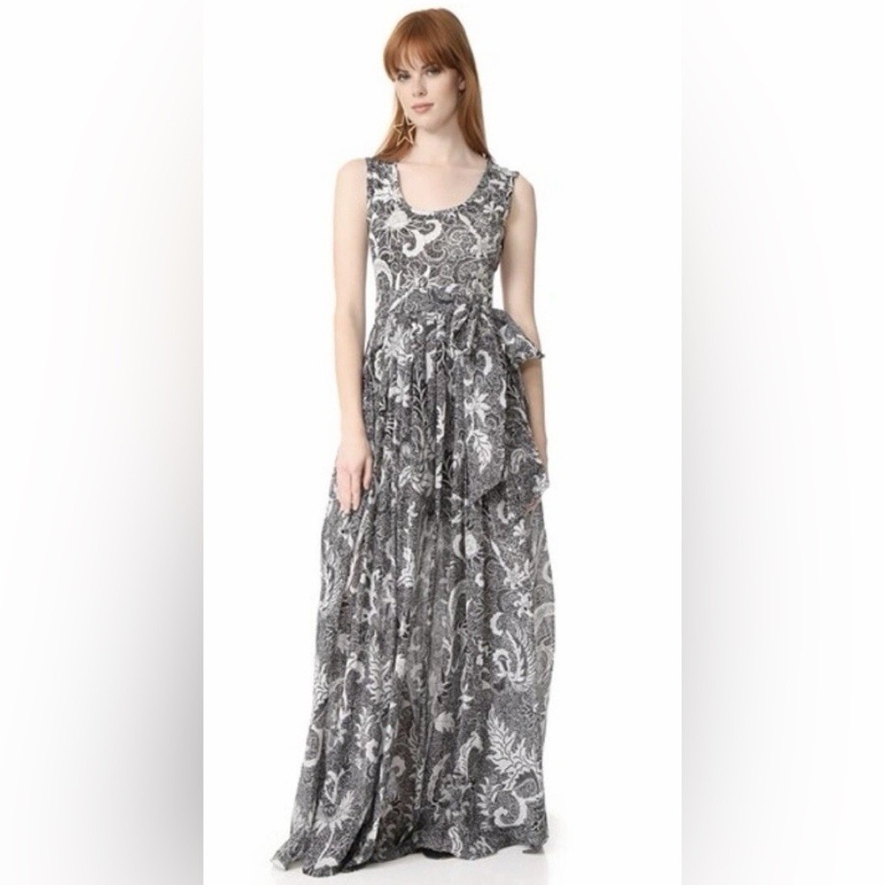 Diane Von Furstenberg DVF Silk‎ Maxi Dress Women's Size 0
